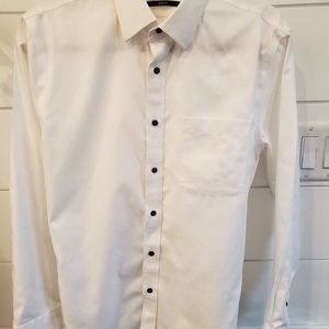 Nordstrom Men's White Button Down Shirt Size 15 32/33